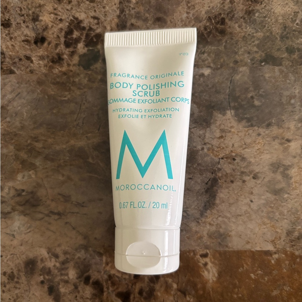 MoroccanOil Body Polishing Scrub - 0.67oz / 20ml Travel Size Sealed New No Box